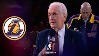 Los Angeles Lakers honor coach Pat Riley with statue | Sunday Night Basketball | NBA on NBC