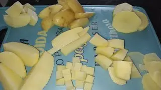 8  cortes de batatas diferentes  b&aacute;sicos #