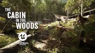 Unreal Engine 5.3 render II "THE CABIN IN THE WOODS" II #render #unrealengine5  #megascans