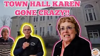 TOWN HALL KAREN *GOES CRAZY* OVER CAMERA/CONSTABLE GETS *PUT IN CHECK*  FIRST AMENDMENT AUDIT