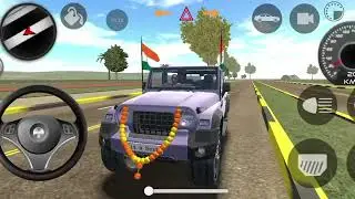 😈MM Truch 3D: Mahindra Thar Extreme Speed Test💨 | Android Car Game😈 part95