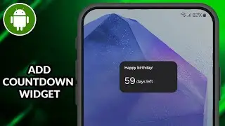 How To Add Countdown Widget To Home Screen Android