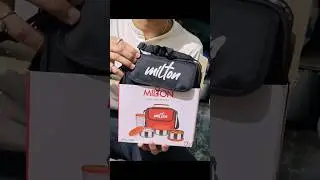 milton lunch box with bag under 500 budget me #milton #baglunchbox #unboxing