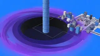 Hole.io - TOWER HOLE EVOLUTION#22-#gameplay  Walkthrough Android iOS 