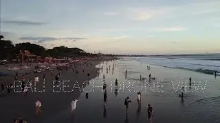 Bali Beach Drone View 🌅 Tropical Paradise 🏝️🐠 Indonesia 🇮🇩