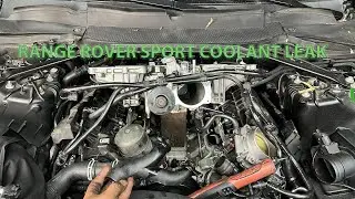 Утечка охлаждающей жидкости в Range Rover Sport 2019 года