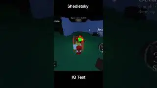 Shedletsky IQ Test, #idk #roblox #forsaken#shedletsky#coolvideo#1x1x1x1#funny