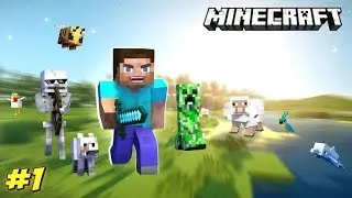 Minecraft Survival Series episode# 1  😁 