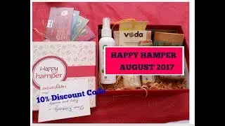 *NEW* HAPPY HAMPER AUGUST 2017 | EXCLUSIVE DISCOUNT CODE | Unboxing & Review