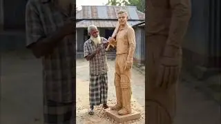 Sachin Tendulkar | सचिन तेंदुलकर Legendary Cricketer Wood Art 🏏 #sachin #woodscraft #woodart