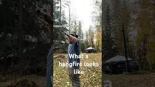 What a hangfire looks like.    #flintlock #flintandsteel #shooting #pistol