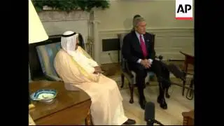 US president meets Emir of Kuwait