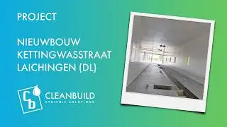 Nieuwbouw kettingwasstraat met Cleanpanel kunststof panelen in Duitsland