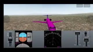 Airline Commander Полет с автопилотом  Flying with autopilot