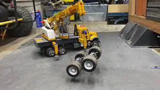 RC Bruder Mack Crane To Rc Conversion