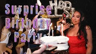 my family surprised me with a BDAY PARTY!!