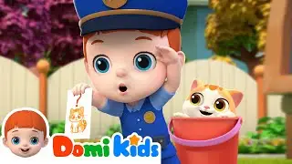Who Took the Baby Cat?🐱🎶[NEW] | Fun Animal Songs & Nursery Rhymes | Domi Kids