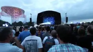 Jean Michel Jarre opening track at Blue Dot festival Jodrell Bank 2016