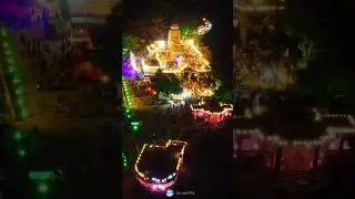Tara Tarini Temple Night Drone View | A Divine View from Above #shorts #dji #djimini4pro #taratarini
