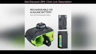 Review Fukuda Rotary Laser Level 360 16 Lines 4D Green Beam Cross Line Laser leveler Self-Leveling