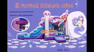 GWC-024   3D mermaid inflatable combo