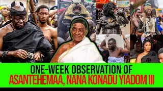 Beautiful Asante Culture displayed at the one week observation of Asantehemaa Nana Konadu Yiadom III