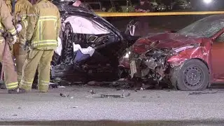 Harbor City, Los Angeles, CA:1 Killed, Multiple Victims Injured in 2-Vehicle Collision