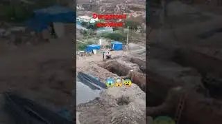 bike fell into pit