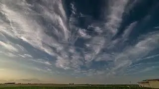 Beautiful Cirrus Uncinus cloud time lapse - Moses Lake, WA - 05/29/23