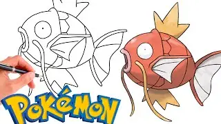 How To Draw MAGIKARP POKEMON #129 | Generation 1