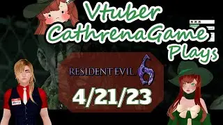 VOD 4/21/23 CathrenaGame - OMAGOSH best RE game with the !merry come join !webcomic