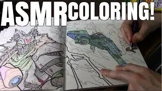 [ASMR] A Relaxing Session Of Coloring (Whispering, Rambling, Drawing)