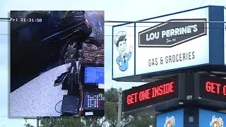 Caught on camera: Car crashes through Kenosha gas station