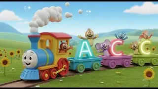ABC Toy Train Ride Through the Valley 🚂🌻 | Learn ABC for Kids | Fun Alphabet s & Preschoolers