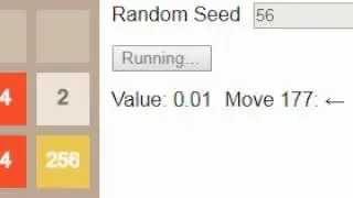 Optimal 1024 game with Markov decision process