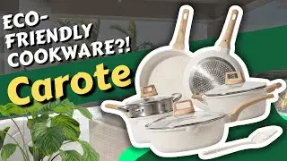 Carote Pots and Pans Induction Cookware Set - ECO-FRIENDLY COOKWARE SET! AMAZON'S CHOICE!