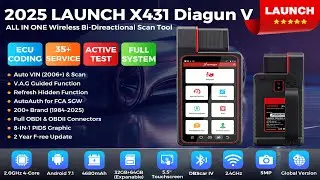 LAUNCH X431 Diagun V Двунаправленный сканирующий прибор &mdash; полный обзор, функции и диагностический...