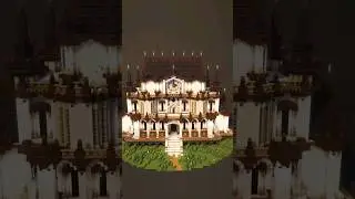 White Town Hall in Minecraft. #minecraft #minecraftbuilding #house