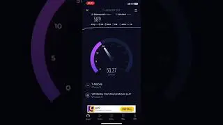 T-Mobile speed test, conducted 18 November 2022 on iPhone 12