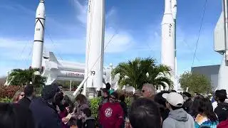 Rocket garden. History of space exploration. Kennedy Space Center. FL