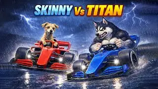F1 Night Race in a Violent Storm | Racing Through Darkness and Rain