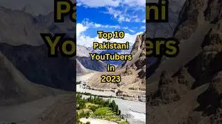 Top 10 Pakistani 🇵🇰 YouTubers in 2023🔥#shorts #pakistaniyoutuber #sunriselifestyle16