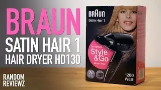 Best Small Hair Dryer? BRAUN Satin Hair 1 Style & Go Hair Dryer HD130