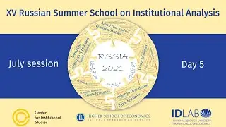 RSSIA 2021. July session. Dennis C. Coates: ​
