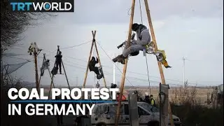 Police in Germany have cleared a camp occupied by climate activists