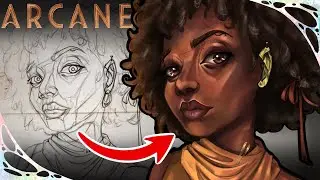 How to draw in Arcane&rsquo;s art style