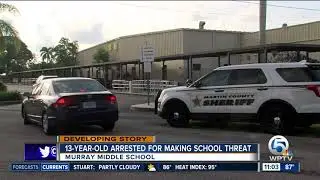 13-year-old accused of threatening to bring gun to Murray Middle School in Martin County
