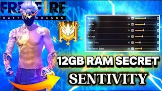 12GB RAM Best Sensitivity 🔥 | 100% Work Headshot Settings | Free Fire 2026 