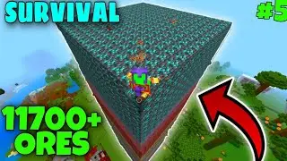 I MINED 11,700 ORES IN SURVIVAL #5