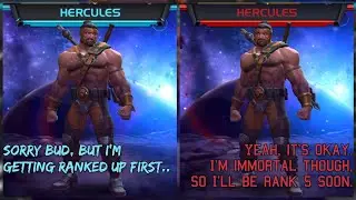 6-star Rank 3 Hercules Rank Up and ROL Winter Soldier Fight || Basic Rotation